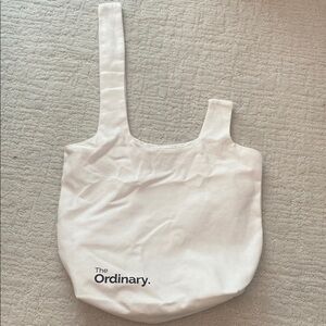The Ordinary White Tote Bag